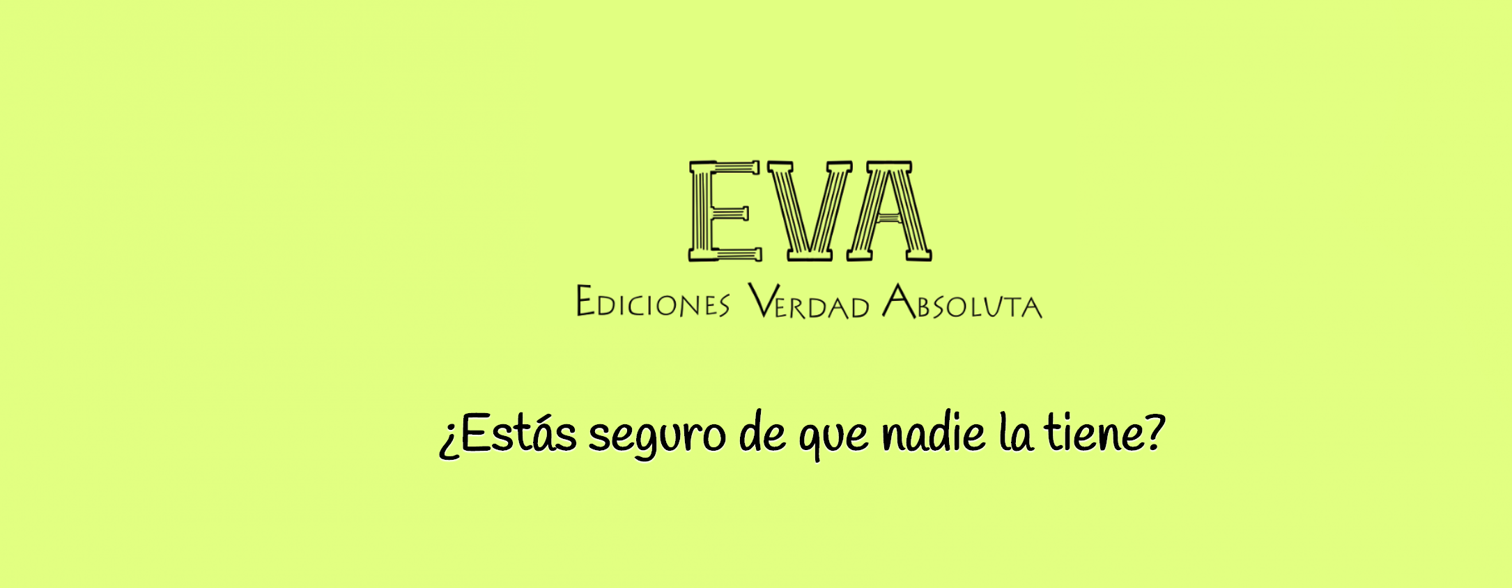 EVA Ediciones Verdad Absoluta
